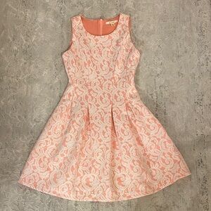 Miami Pink and White Floral Mini Dress